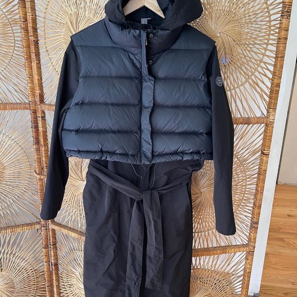 Sweaty Betty $298 Women’s Go Your Way 3 In 1 Mac Jacket Black Size L - Picture 1 of 9